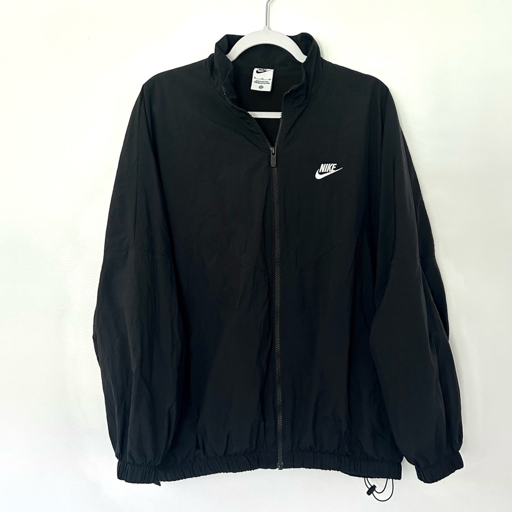 Nike Windbreaker Black Zip up Jacket